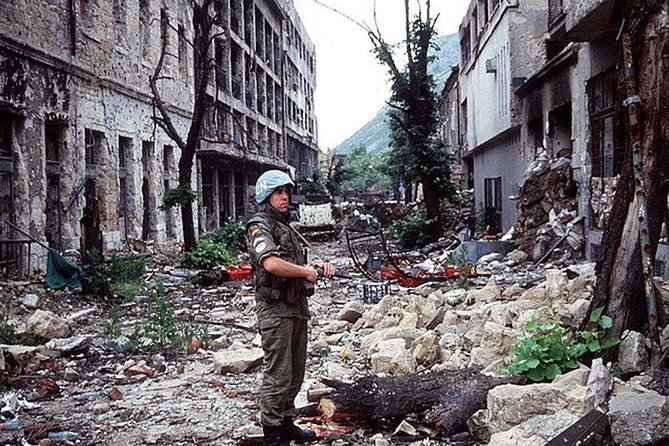 Break-up of Yugoslavia & The War in Mostar: Life Under Siege - Getting Your Bearings with Pickup and a Small Group