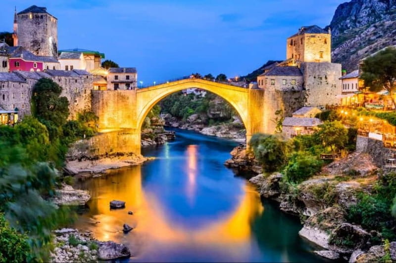 From Dubrovnik: Mostar and Kravica Waterfall Day Trip - Dubrovnik Departure, Border Reality, and Neum Coast Views