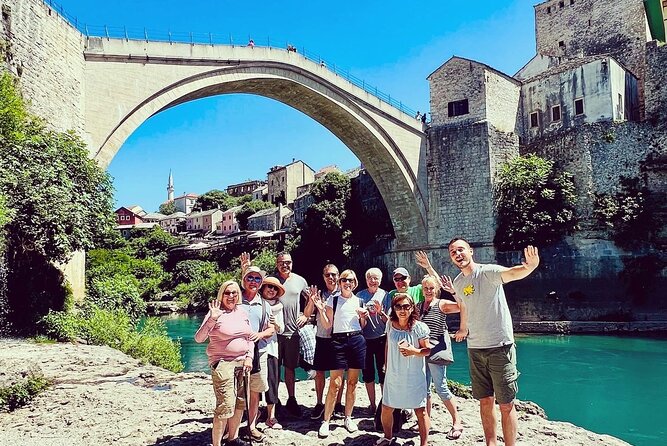 PRIVATE SUNNY HERZEGOVINA TOUR (Mostar + Kravice Falls + 3cities) - Stop 1: Konjic Bridge Area for a 4,000-Year-Old Start