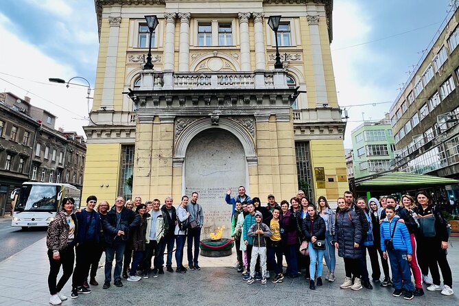 PROFESSIONAL SARAJEVO WALKING TOUR - With guide who guided STING! - Ending at the Eternal Flame: tying WWII liberation to the same landmark