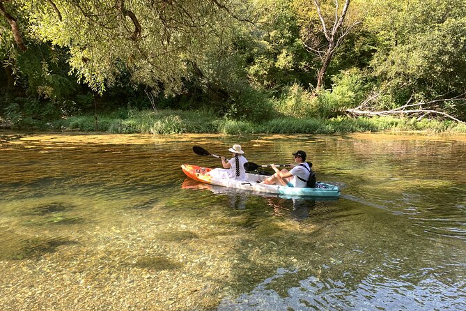 Safari kayak adventure w BBQ & Beer - Cold River Treehouse camp lunch: BBQ on the sandy beach