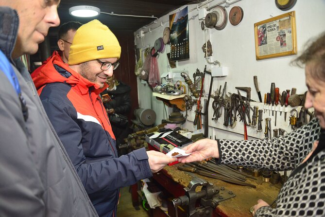 Sarajevo: 4-Hour Food And Craft Tour - Craft workshops in copper, wood, and fabric