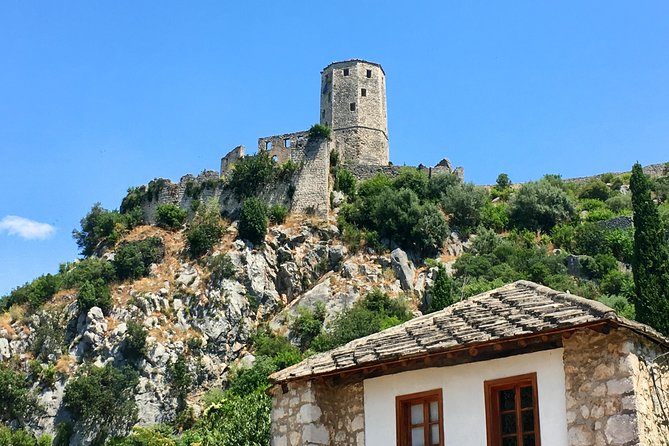 Sarajevo to Dubrovnik: One-Way Tour via Mostar, Kravica Falls, Blagaj & Pocitelj - Počitelj: The Fort-Hill Walk and the Views Over the Village